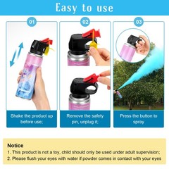 Gender Reveal Fire Extinguisher 2 Packs, Gender Reveal Smoker Bomb, Baby Boy