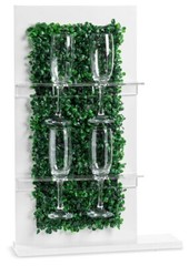 Champagne & Donut Wall Stand 2-in-1 Donut Wall + Wine Flute Holder Glass Display