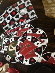 Casino Party Decorations Lot Balloons Streamers Foil Curtains Red Black Decor