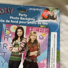 iCarly Party Photo Backdrop DesignWare 60×40 Inch Sam Carly Nickelodeon