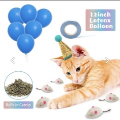 Cat Birthday Bandana, Birthday Hat for Cats Birthday Party Supplies Decorations