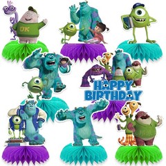 Monsters University Honeycomb Centerpieces Table Toppers Decore Birthday Party