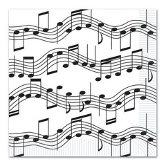 Beistle Music Notes Dinner Napkins 16 Pack