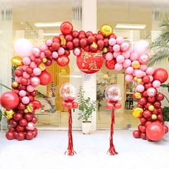 Round Backdrop Stand 8FT Gold Wedding Arch Metal Circle Balloon Arch Stand for
