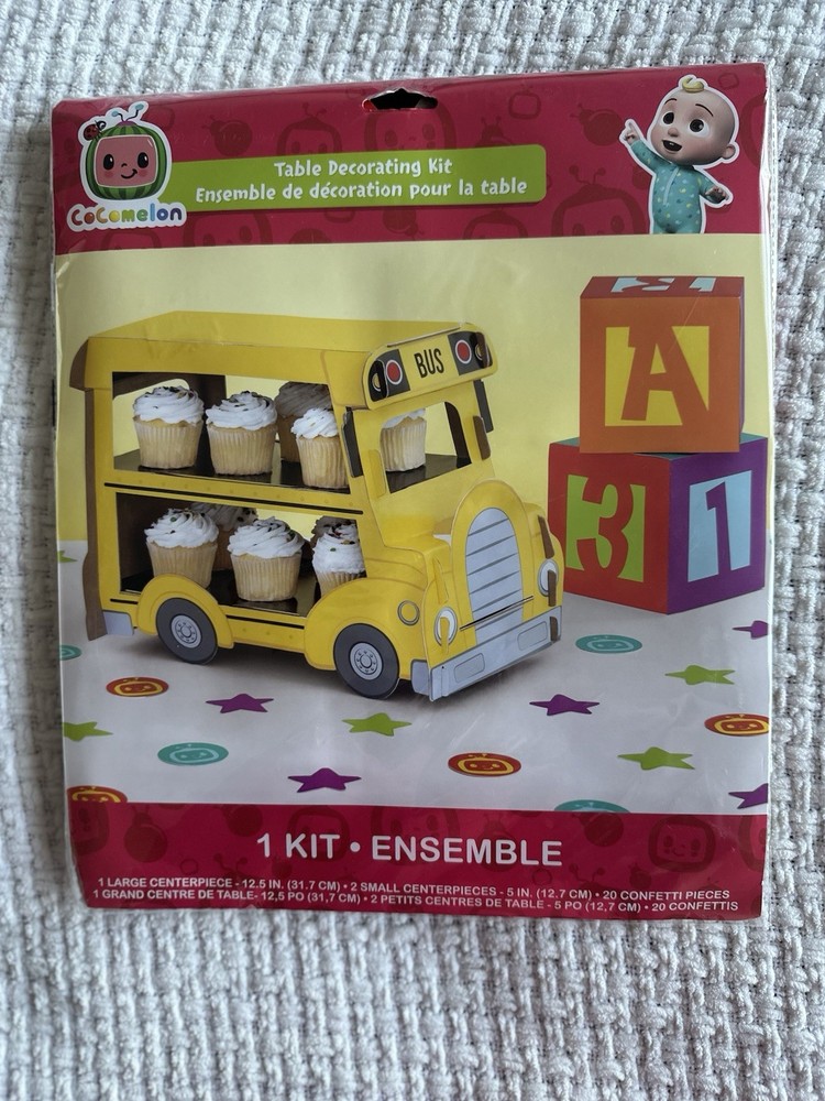 COCOMELON Table Decorating Kit 23 Pieces NEW IN PACKAGE