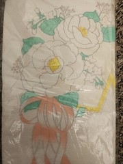 Paper Ark Wedding Bridal Extra Large Paper Tablecover 54″ X102″ Floral Old Stock
