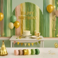 Elegant 6-Pack Sage Green Streamers – 492 FT Party Decorations for All Occasions