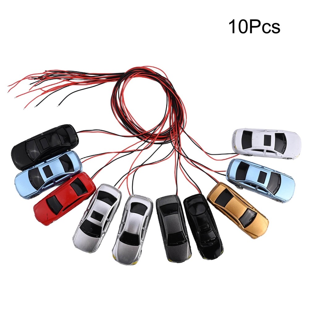 Model Car Train 10 Pcs 1:87~1:100 45mm(L) X 16mm(W) X 11mm(H) Gifts Random Style