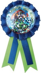 Jurassic World Award Ribbon & Confetti, Dino Hybrid Birthday Party Supplies Lot
