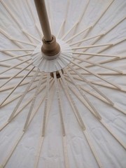 1pc White Oiled Paper Umbrellas Chinese Japanese 23.6 Wide Decoration 1pc