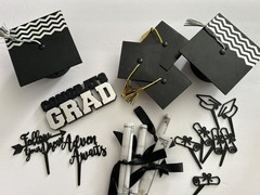 Graduation Party / Cake Decorations Supplies Bundle Table Cake Decor