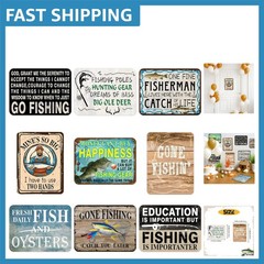 Charming Fishing Party Decorations Set – 9 Vivid Cards for Boys’ Celebrations