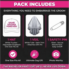 Unique Bachelor Party Hat: Adjustable Snapback with Bold Print for Memorable Fun