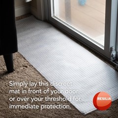 HugsandTails Pet Carpet Protector – Doorway 1’3″ x 4′ (Rectangular), Clear
