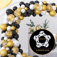 50 PCS Reusable Balloon Clips, Plastic Balloon Arch Connectors Balloon Garlan…