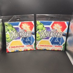 Marvel Avengers Party Supplies! 3 Centerpieces, 20 Confetti, 2 Tablecloth More!