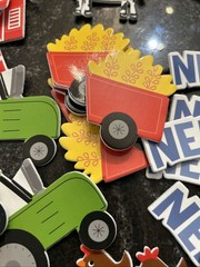 65 Piece Mixed Lot Foam Stickers Farm Animals Barn Horse Cow Tractor Neigh Moooo
