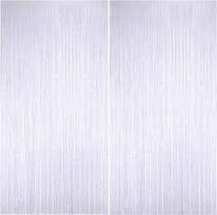 Elegant 3.28 ft Tinsel Fringe Curtains – Perfect Decoration for Any Celebration