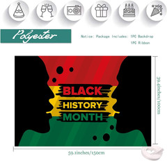 Black History Month Banner African American Emancipation Sign Backdrop, Happy Ju