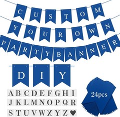Unique Custom Blue Party Banner Kit – Perfect for Anniversaries & Birthdays