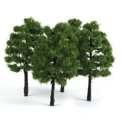 20pcs DIY Miniature Trees Model Train Railroad Wargame Scenery Landscape Scale