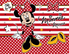 Red Minnie Mouse Backdrop Happy Birthday Party Photo Background Banner Decor