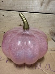 NEW AT HOME WITH STACEY SOLOMON SMALL SHIMMER LIGHT UP PUMPKIN HALLOWEEN DECO