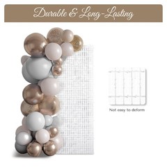 12 Pcs Shimmer Wall Backdrop Panels Square Sequin Party Decoration White 3×4 Ft