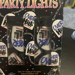Over the Hill Blow Mold Party Lights String of 14 Working Amscan