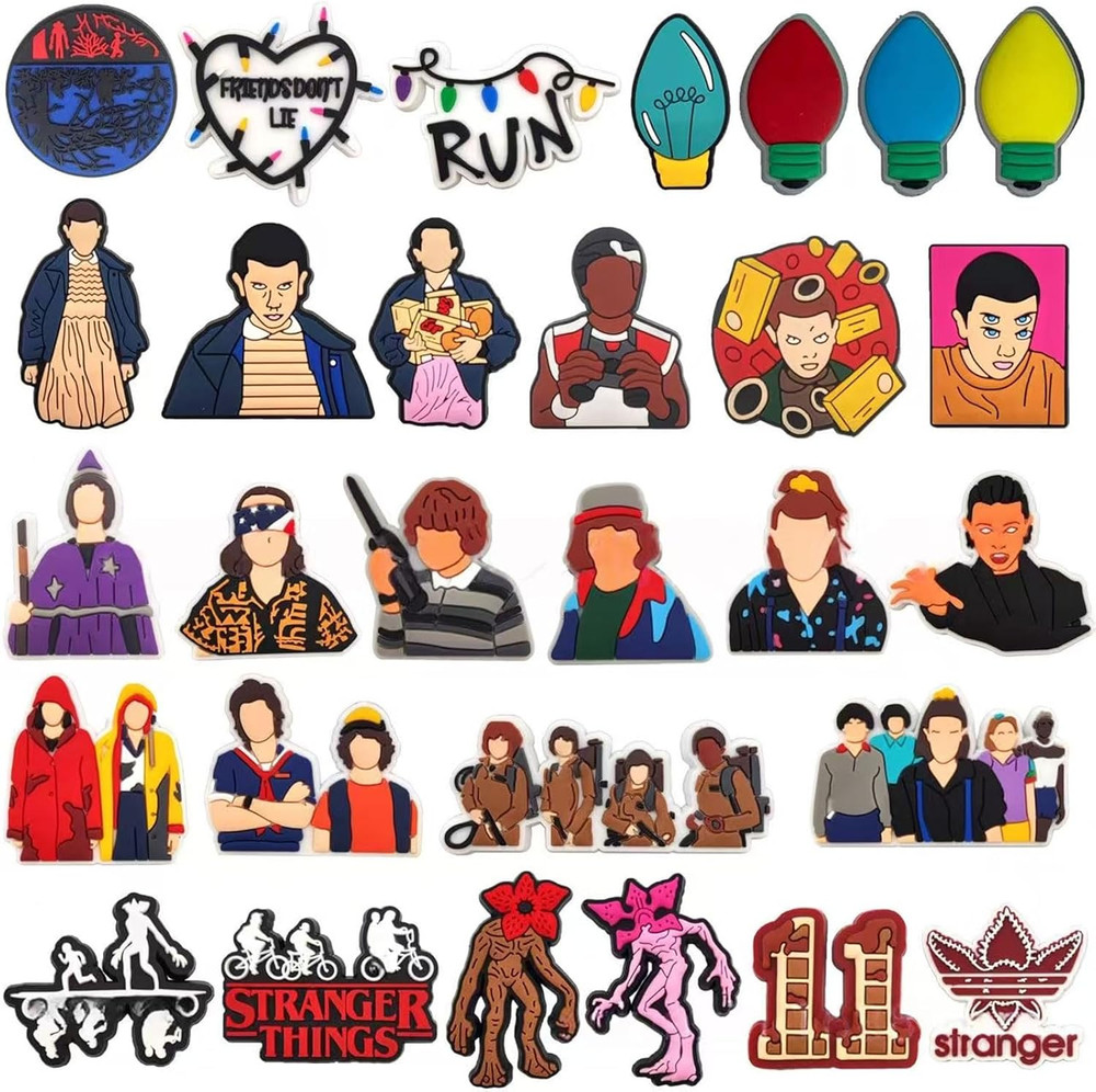 29 Pcs TV Drama Theme Shoe Charms, for Shoe Decoration, the Perfect Choice for P