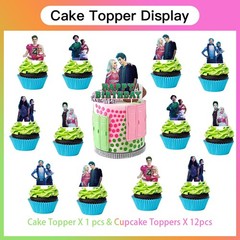 Zombies 3 Party Supplies Set Plates Balloons Banner Tablecloth Cake Toppers