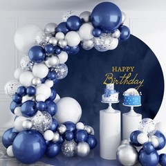 Navy Blue Marble Texture Photography Background