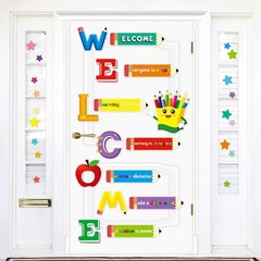 Welcome Classroom Door Decor Bulletin Board Decorations Set Elementary School