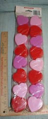 Sweet Candy Heart Candy Containers 16 Pcs. Pink Lilac Red Hug Me++ Fast Shipping