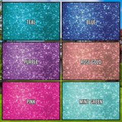 18” Sparkle Alphabet Yard Sign Letters, Bebas Font, 26pcs, 52 Stakes