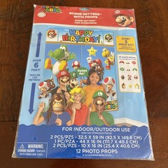 Super Mario Scene Setters With Props