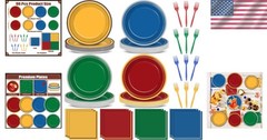 96Pcs Magical Wizard School Party Plates & Napkins for 24 Guests – Colorful Set