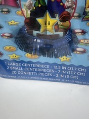 Super Mario Brothers Table Decorating Kit Party Scene Setters with Props NEW