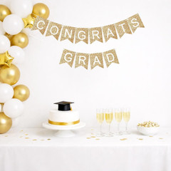 Graduation Decorations 2026, Congrats Grad Banner for Congratulations Graduate G