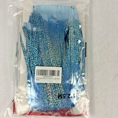 Foil Fringe Curtains, Party Decorations, Light Blue 2pk