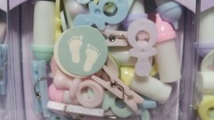 Baby Shower Table Decorations Confetti 640 Total Plastic Pieces Bottle Pacifier