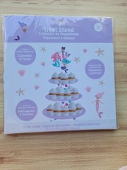 Amscan Sparkling Mermaid Treat Stand, Cupcake Papers and Cupcake Picks