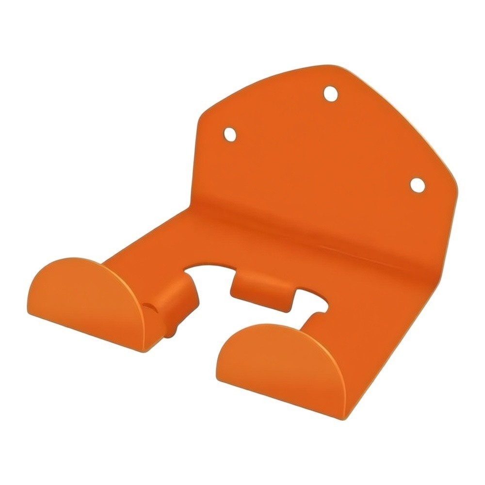Tool Hook for Wall Mounted Garage Organizer Bracket 15cm Orange Metal Design