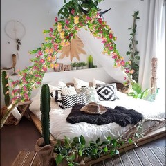 Artificial Daisy Flowers Vine Silk Flower Garland Spring Fake Flower Vine