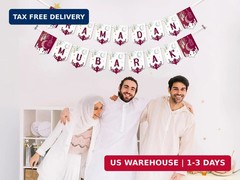 OLEEK eid mubarak banner- eid decorations for home 2026 – eid mubarak decoration