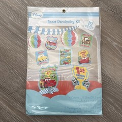 Disney Cars Pixar – First 1st Birthday Party Room Decorating Kit – NEW in bag
