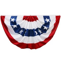 Durable 4th of July Bunting Flags – Red, White & Blue Outdoor Decor 1.5×3 FT