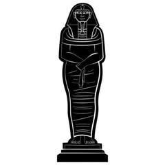 SS11164 Egyptian Sarcophagus Silhouette V1 Cardboard Cutout Standee Standup