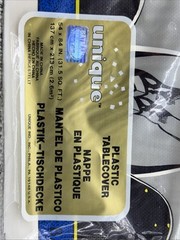 Batman Returns 1991 DC Comics Birthday Plastic Table Cover NOS 54″ x 84″ Sealed