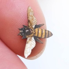 48 Mini Bumble Bee Cutouts Realistic Paper Decorations FREESHIP USA